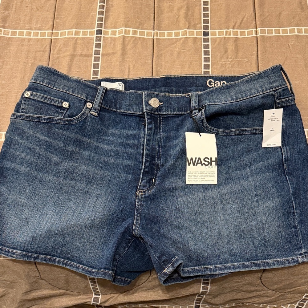 GAP Dark Blue Slim Shorts
